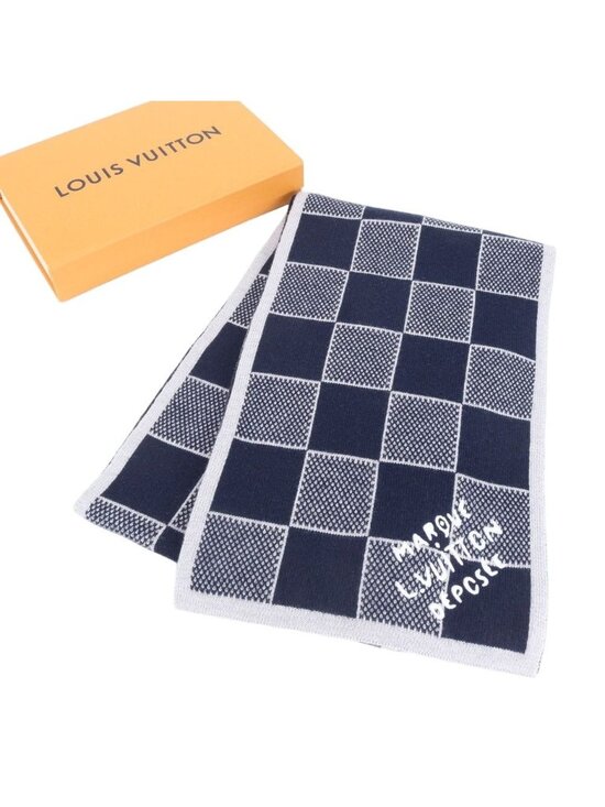 Louis Vuitton Accessories - Louis Vuitton Tag Damier Heritage Scarf Mem